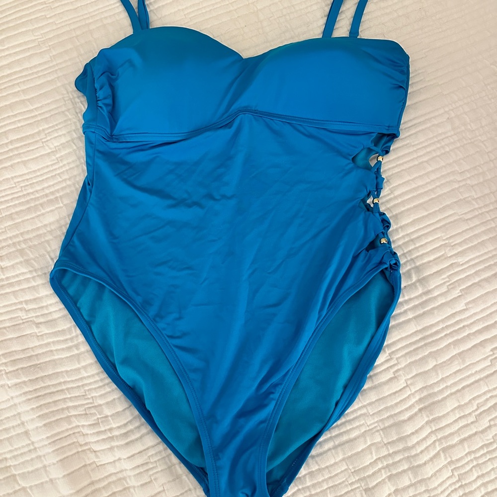 Kenneth Cole Side Cut Out Swimsuit